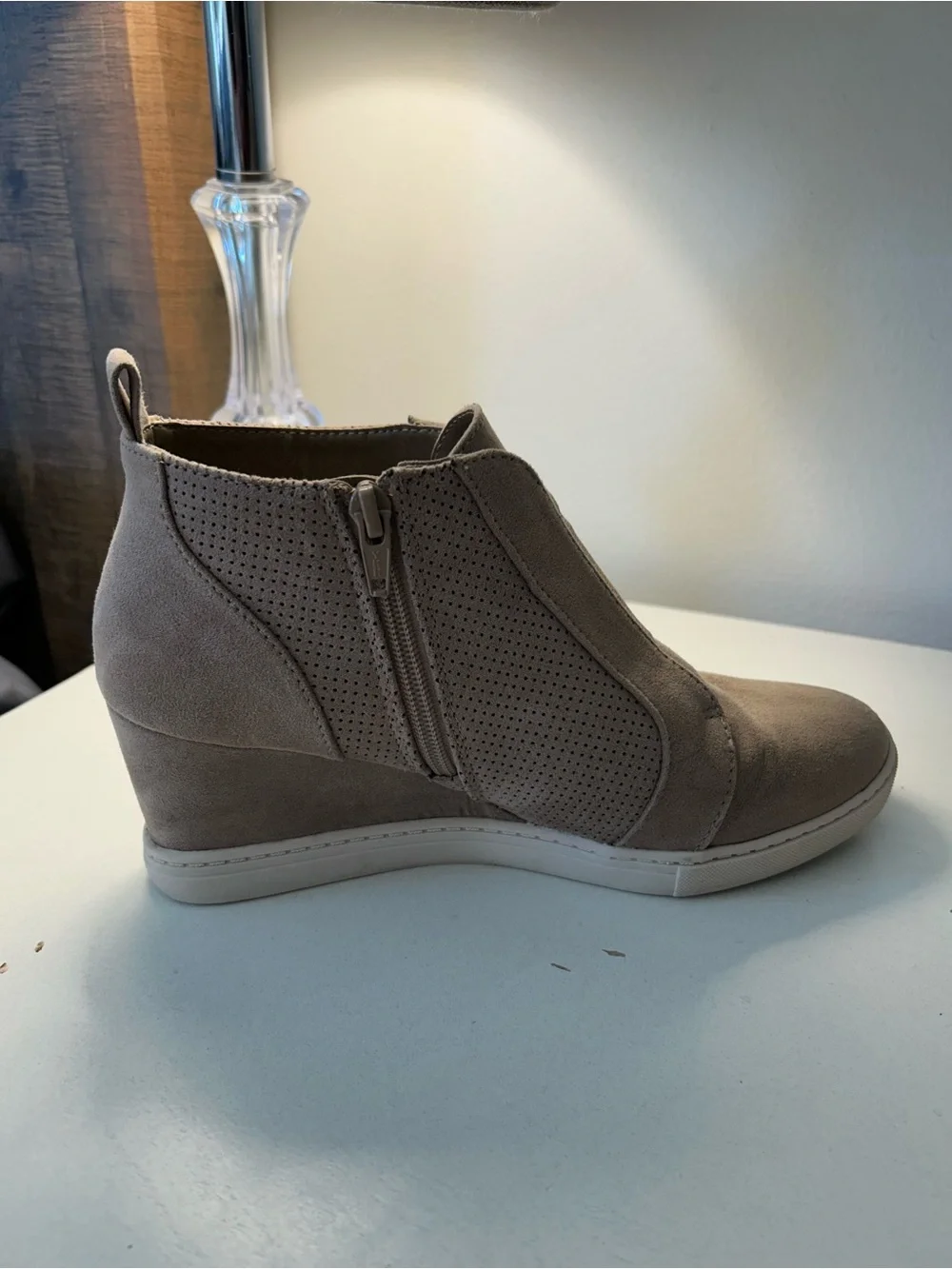a new day taupe suede